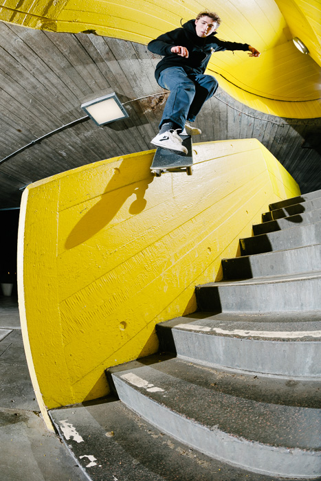 Rory Milanes, backside smith grind, Southbank.
