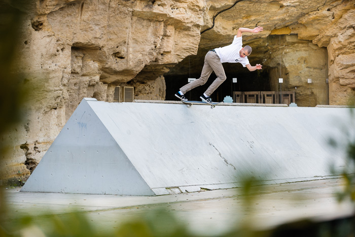 Jerome Campbell, backside tailslide, Cyprus