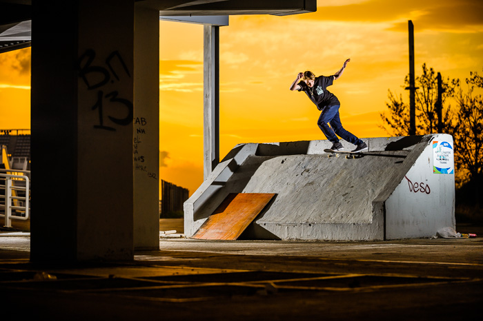 Snowy, backside tailslide, Athens.